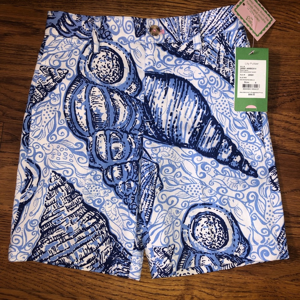 NWT Lilly Pulitzer Boys Size 4 Shorts